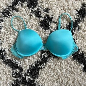 Neon blue bra